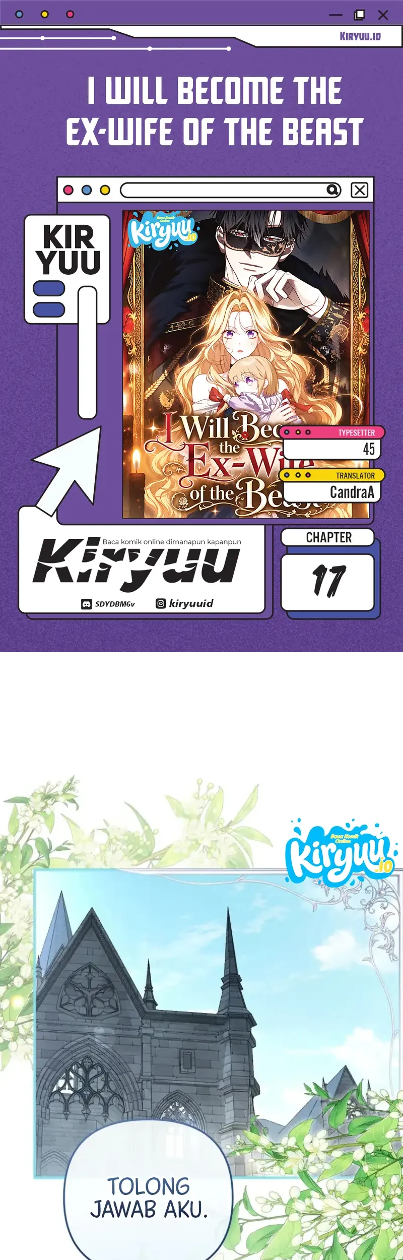 Komik I Will Become the Ex-Wife of the Beast Chapter 17 gambar 1