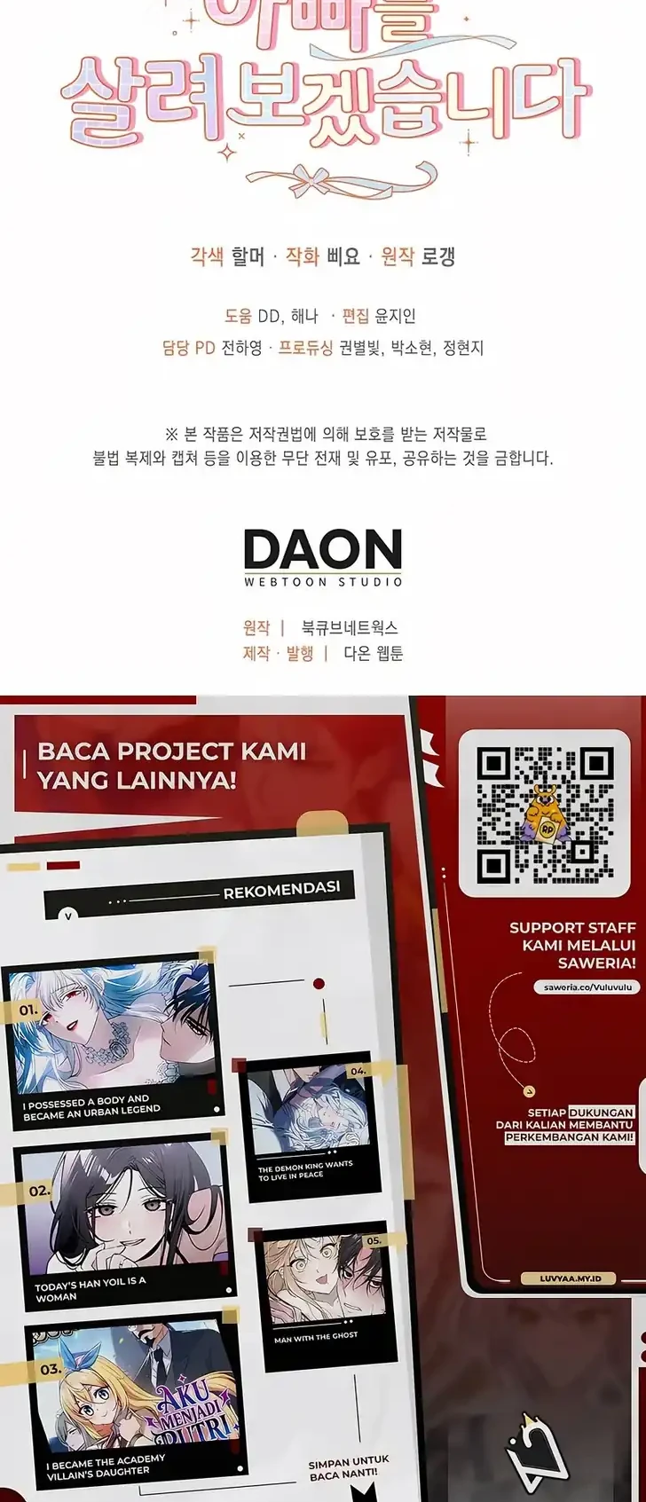 I Will Try to Save My Dad Chapter 20 Gambar 62