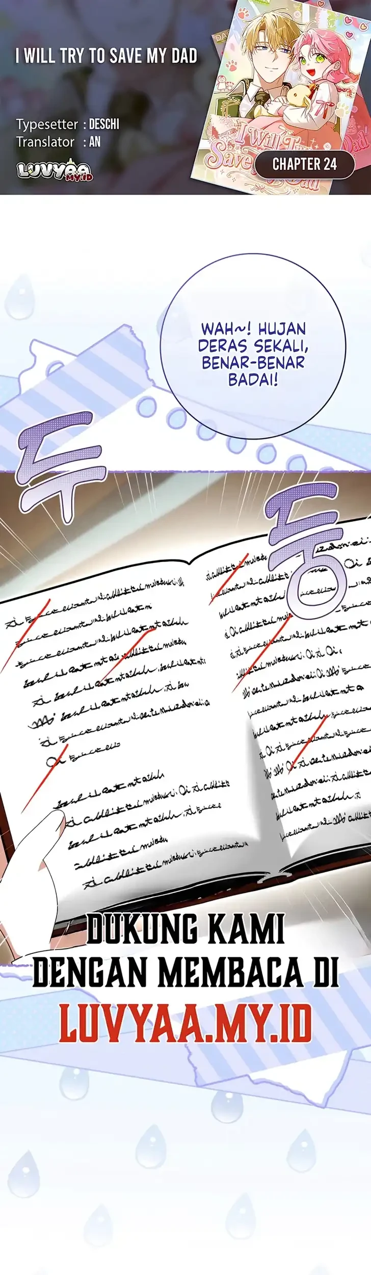 Komik I Will Try to Save My Dad Chapter 24 gambar 1