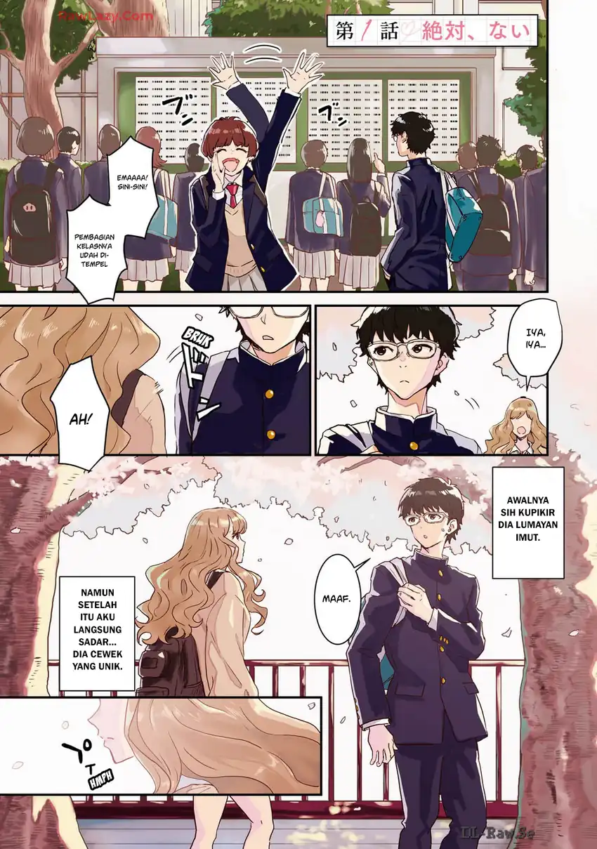 Ichiban Tookute, Chikai Aitsu. ~Kimi ni Koi wo Suru nante, Arienai Hazu Datta~ Chapter 1 Gambar 3