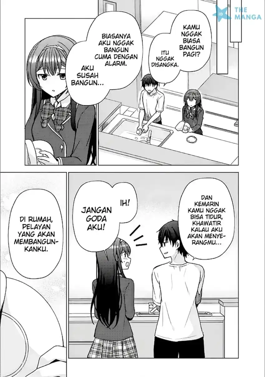 Iinazuke ga Dekita to Omottara, Sono Iinazuke ga Gakkou de Yuumei na “Akuyaku Reijou” Dattan dakedo, Dou Sureba Ii? Chapter 12 Gambar 20