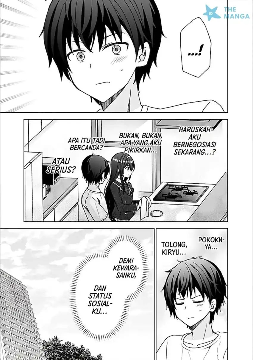 Iinazuke ga Dekita to Omottara, Sono Iinazuke ga Gakkou de Yuumei na “Akuyaku Reijou” Dattan dakedo, Dou Sureba Ii? Chapter 12 Gambar 24