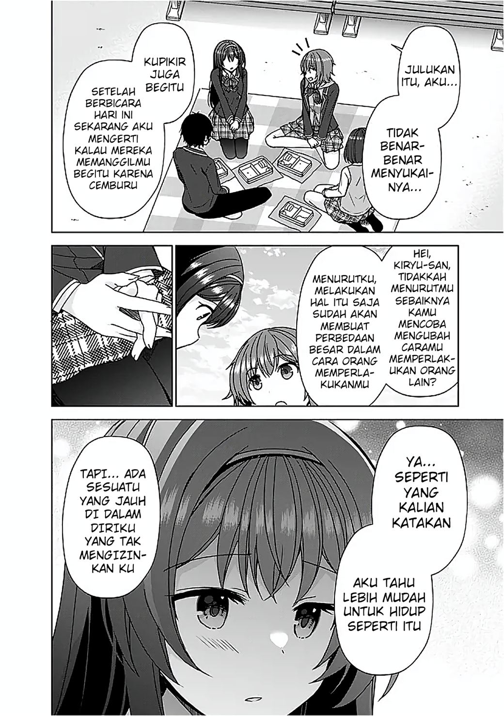 Iinazuke ga Dekita to Omottara, Sono Iinazuke ga Gakkou de Yuumei na “Akuyaku Reijou” Dattan dakedo, Dou Sureba Ii? Chapter 6 Gambar 24