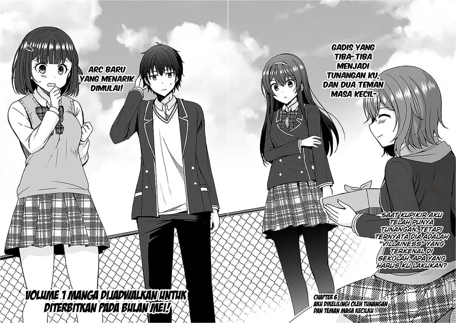 Iinazuke ga Dekita to Omottara, Sono Iinazuke ga Gakkou de Yuumei na “Akuyaku Reijou” Dattan dakedo, Dou Sureba Ii? Chapter 6 Gambar 3