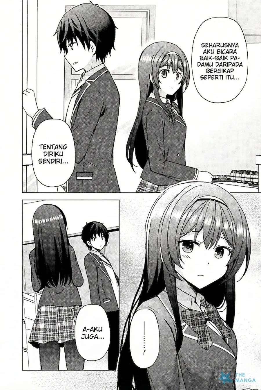 Iinazuke ga Dekita to Omottara, Sono Iinazuke ga Gakkou de Yuumei na “Akuyaku Reijou” Dattan dakedo, Dou Sureba Ii? Chapter 9 Gambar 3