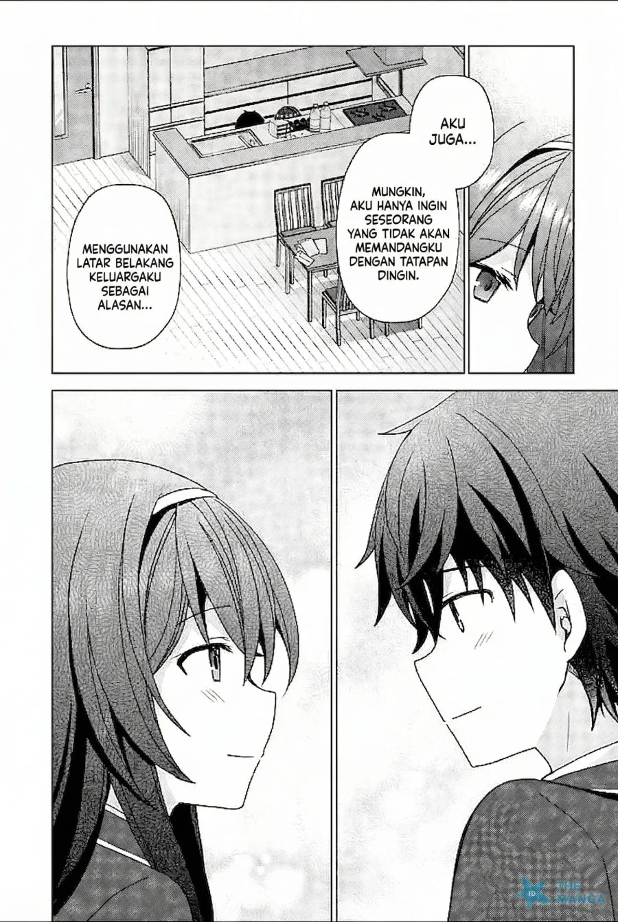 Iinazuke ga Dekita to Omottara, Sono Iinazuke ga Gakkou de Yuumei na “Akuyaku Reijou” Dattan dakedo, Dou Sureba Ii? Chapter 9 Gambar 9