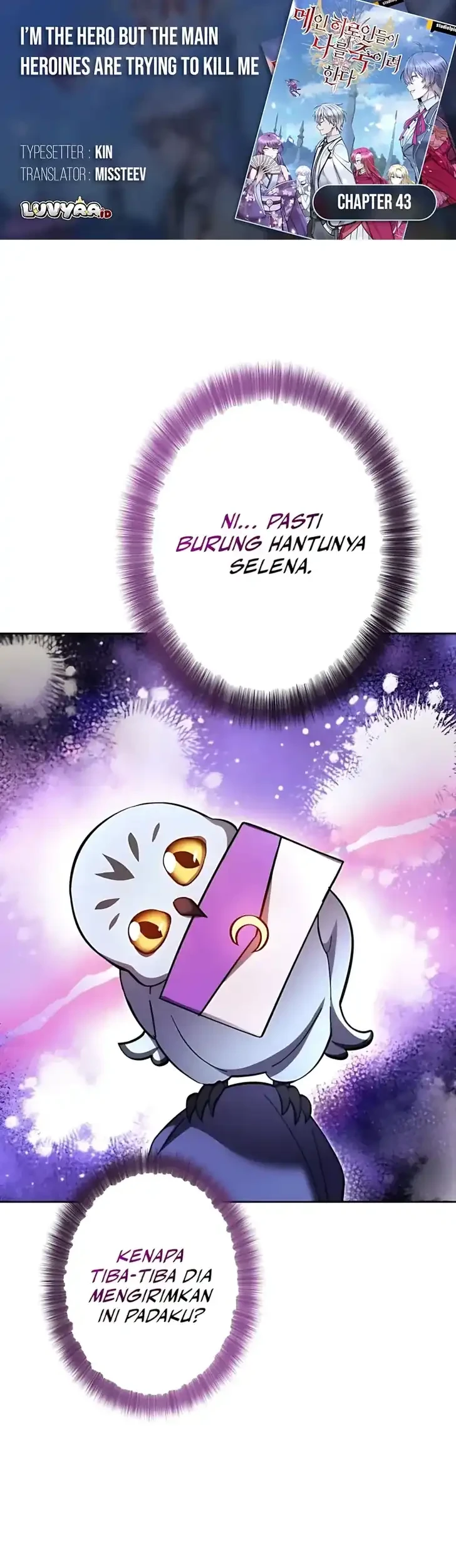 Komik Im the Hero but the Main Heroines Are Trying to Kill Me Chapter 43 gambar 1