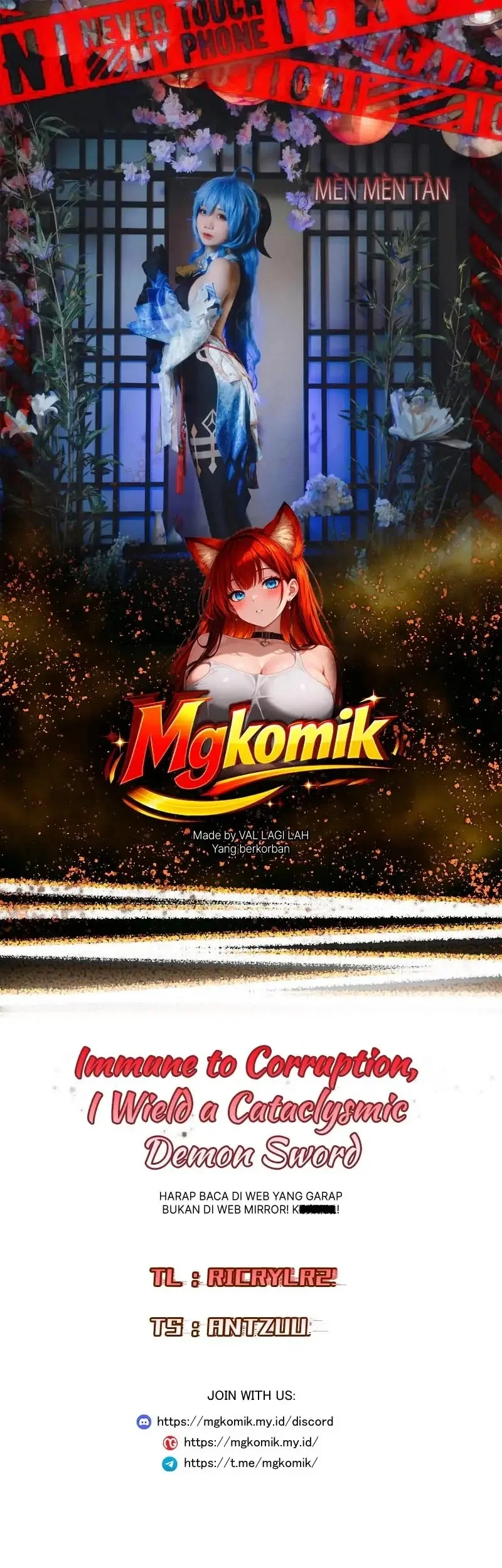 Komik Immune to Corruption, I Wield a Cataclysmic Demon Sword Chapter 1 gambar 1