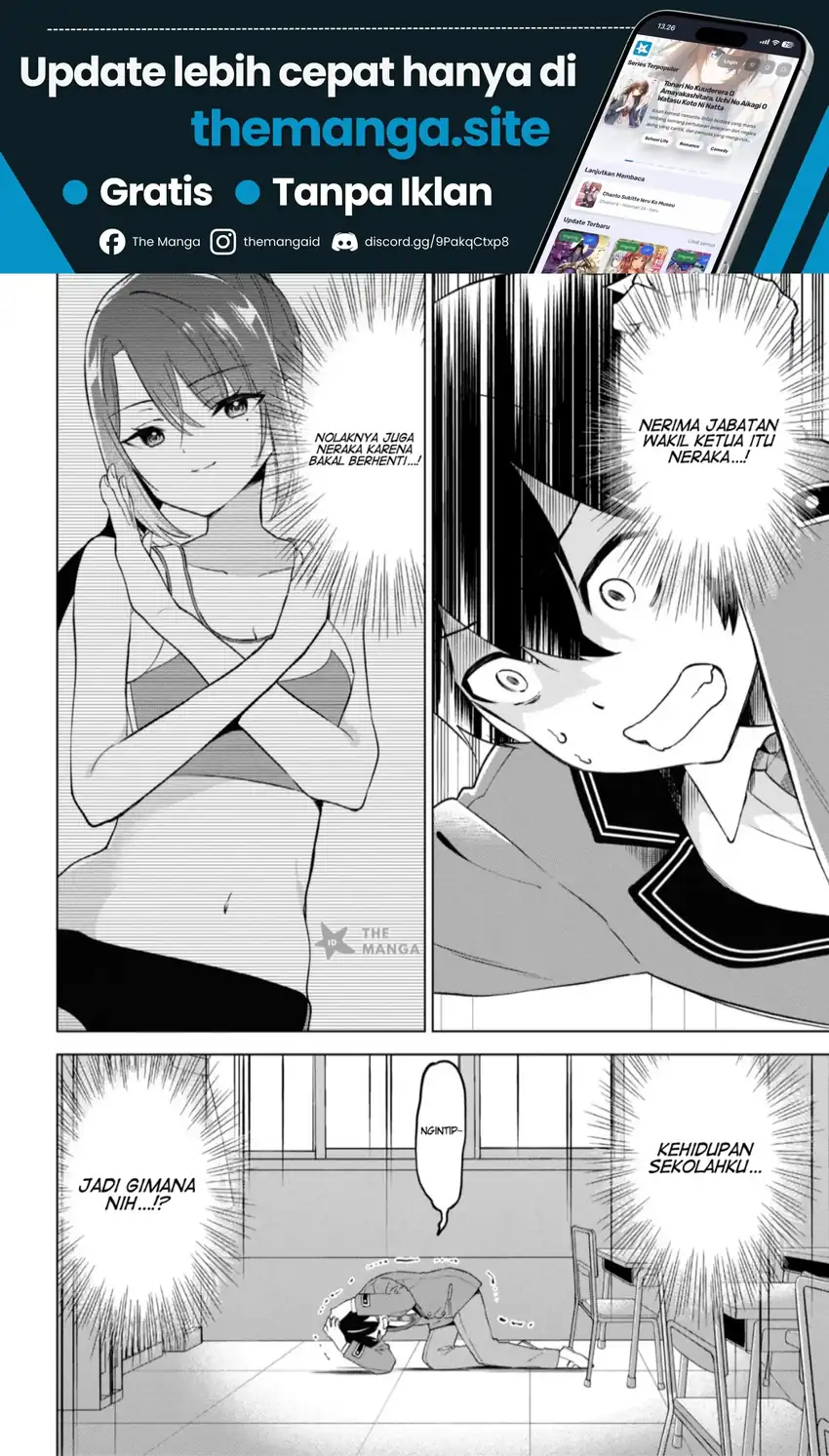 Inkyā no ore ga sekigae de S-kyū bishoujo ni kakomaretara himitsu no kankei ga hajimatta Chapter 13 Gambar 47