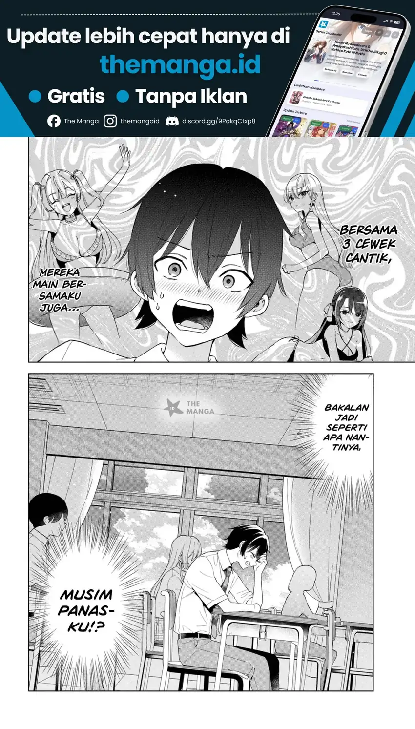 Inkyā no ore ga sekigae de S-kyū bishoujo ni kakomaretara himitsu no kankei ga hajimatta Chapter 16 Gambar 41