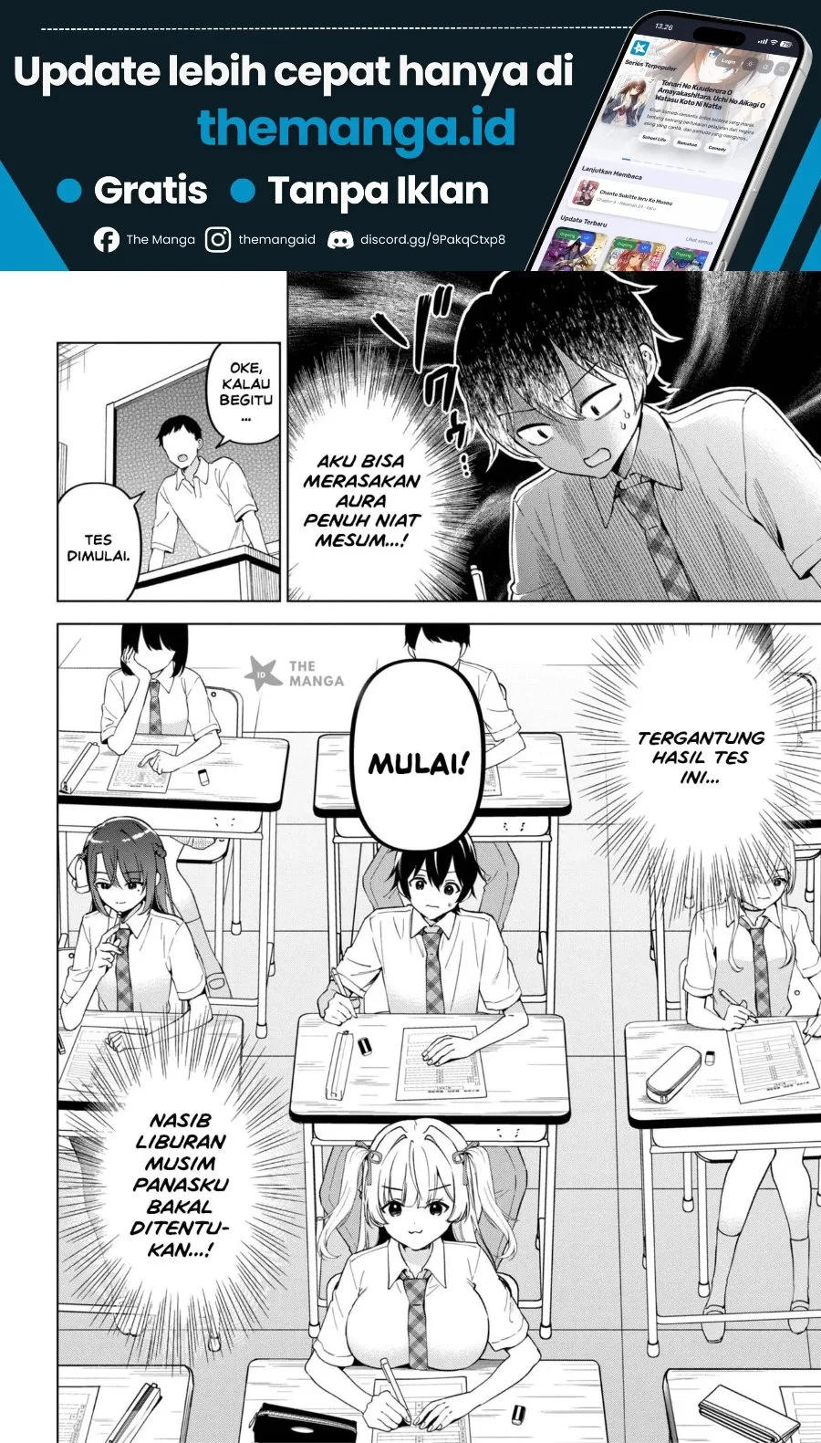 Inkyā no ore ga sekigae de S-kyū bishoujo ni kakomaretara himitsu no kankei ga hajimatta Chapter 17 Gambar 41