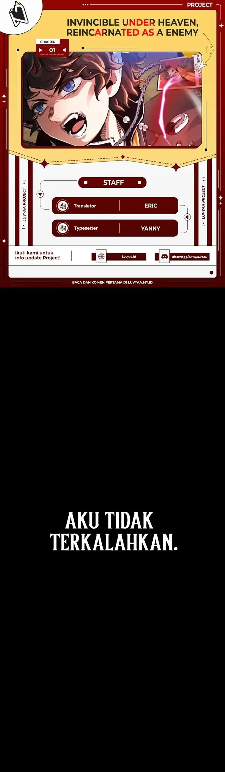 Komik Invincible Under Heaven: Reborn as the Enemy Chapter 1 gambar nomor 1