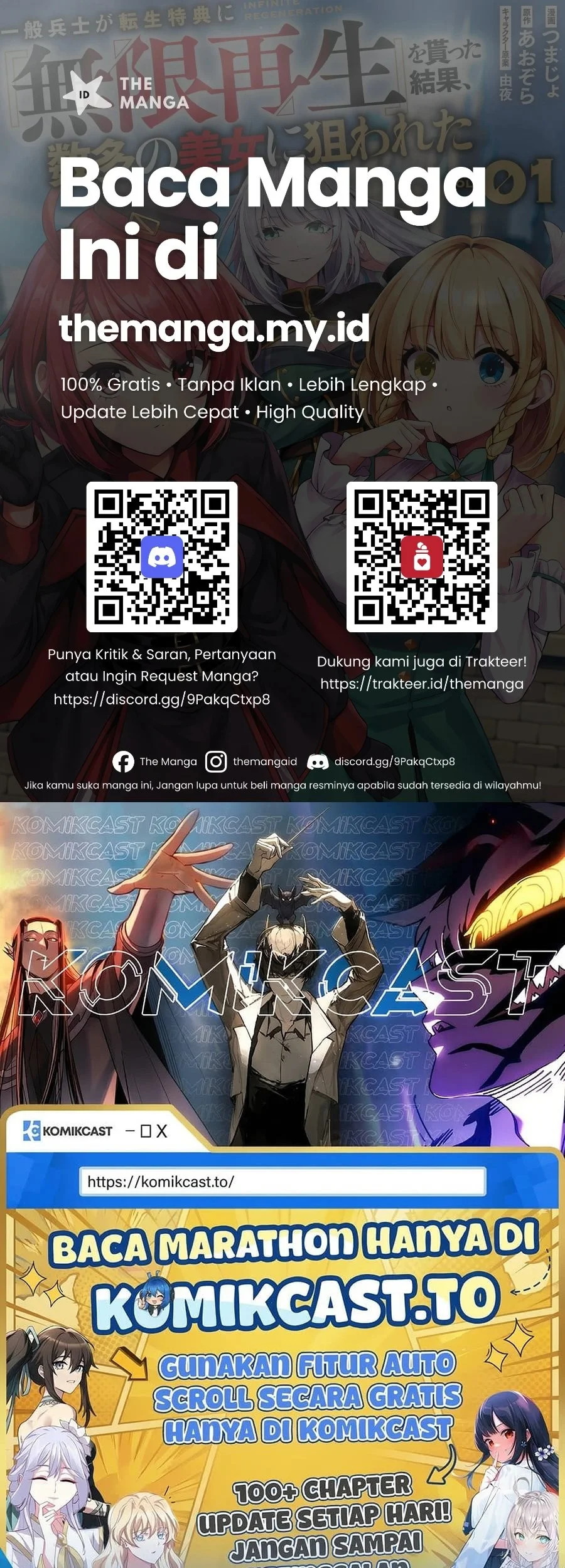 Ippan Heishi ga Tensei Tokuten ni "Mugen Saisei" wo Moratta Kekka, Amata no Bijo ni Nerawareta Chapter 1 Gambar 37