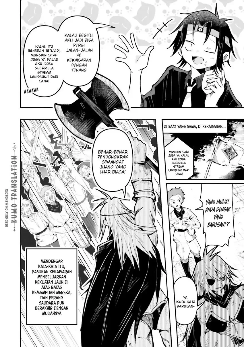 Isekai de Haishin Katsudou wo Shitara Tairyou no Yandere Shinja wo Umidashite Shimatta Ken Chapter 54 Gambar 13
