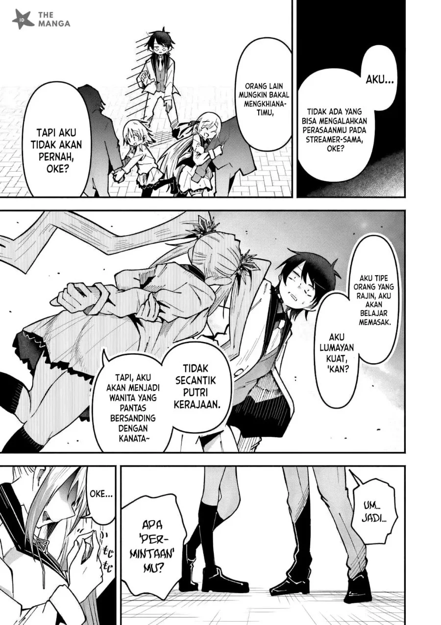 Isekai de Haishin Katsudou wo Shitara Tairyou no Yandere Shinja wo Umidashite Shimatta Ken Chapter 59 Gambar 24
