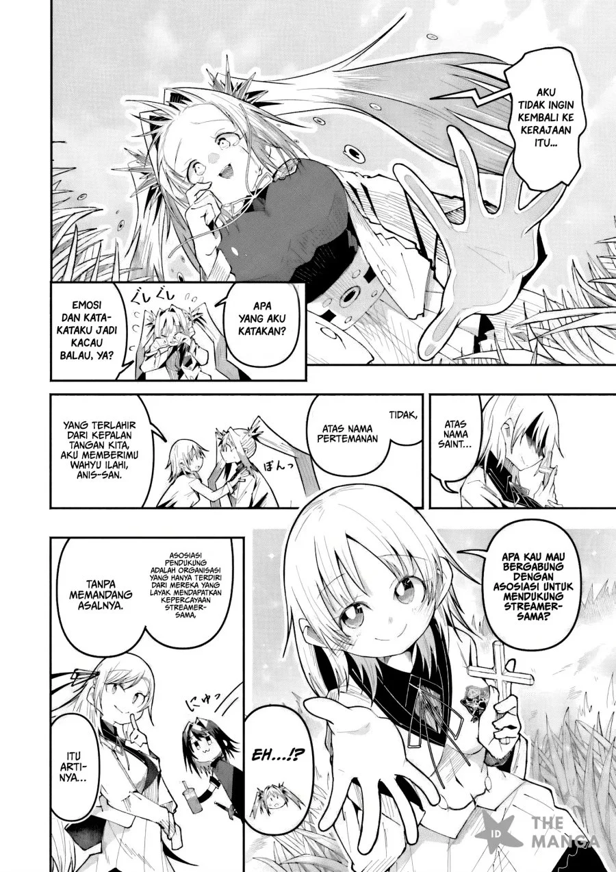 Isekai de Haishin Katsudou wo Shitara Tairyou no Yandere Shinja wo Umidashite Shimatta Ken Chapter 61 Gambar 11