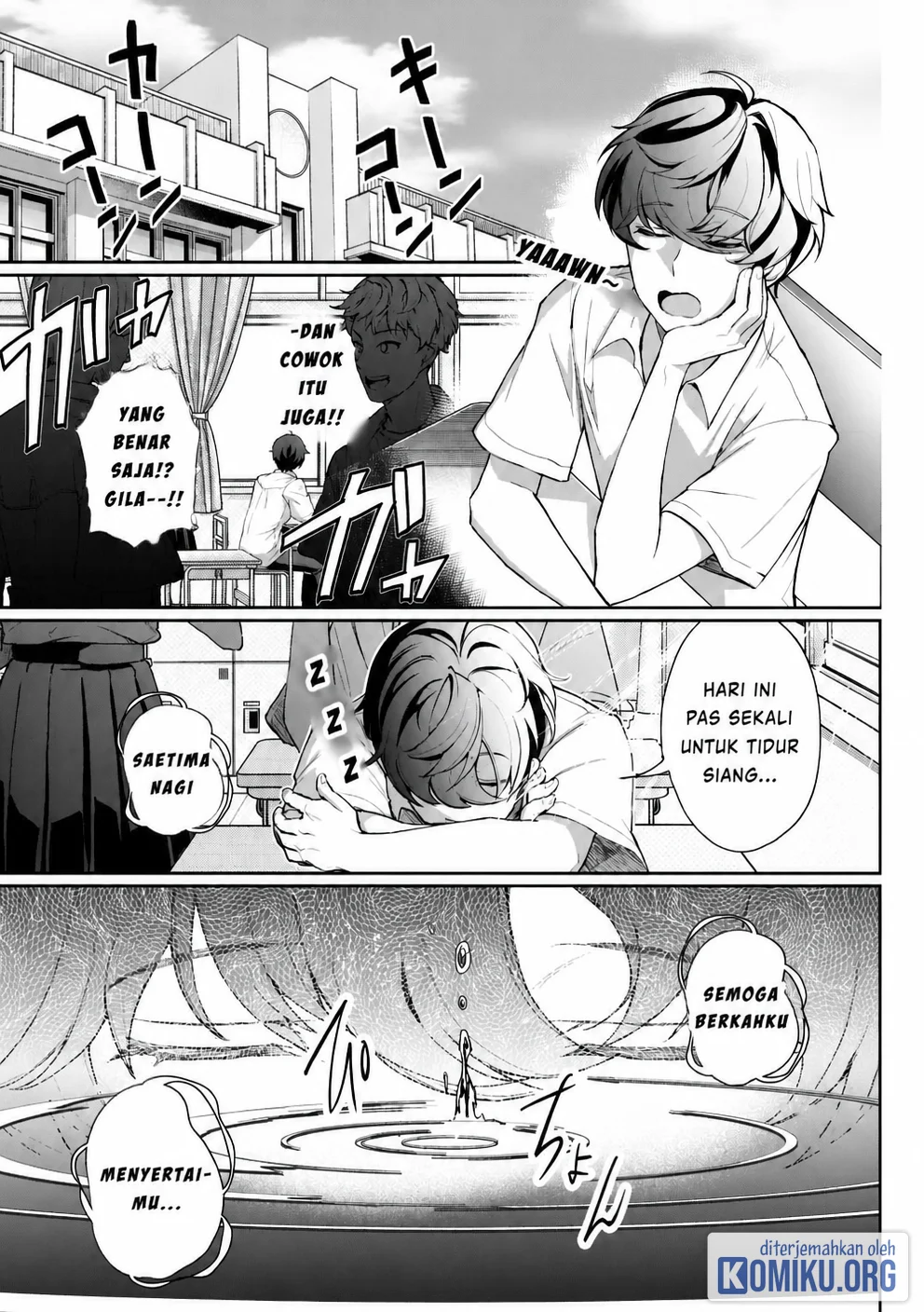 Komik Isekai de Mizu no Dai Seirei Yattemasu. Chapter 1 gambar 1