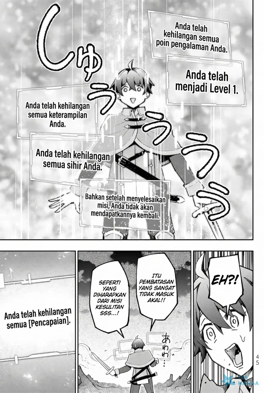 Isekai Kaeri No Kensei Wa, Jibun No Jitsuryoku Ni Kigatsukanai ~sss Rank No Kakushi Quest Wo Ukete Kaettekitara Level 1 No F Kyuu Tansakusha Ni Natta Kedo, Isekai De Kitaeta Kenjutsu Ga Tsuyosugite Oujo Ya S Kyuu Eiyuu Tachi Ga Ore Wo Hottate Kuremasen~ Chapter 1 Gambar 45