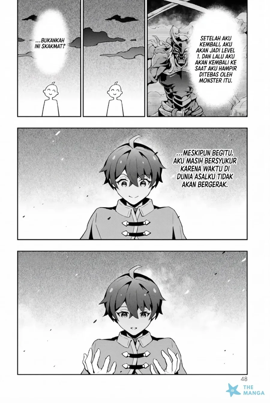 Isekai Kaeri No Kensei Wa, Jibun No Jitsuryoku Ni Kigatsukanai ~sss Rank No Kakushi Quest Wo Ukete Kaettekitara Level 1 No F Kyuu Tansakusha Ni Natta Kedo, Isekai De Kitaeta Kenjutsu Ga Tsuyosugite Oujo Ya S Kyuu Eiyuu Tachi Ga Ore Wo Hottate Kuremasen~ Chapter 1 Gambar 48