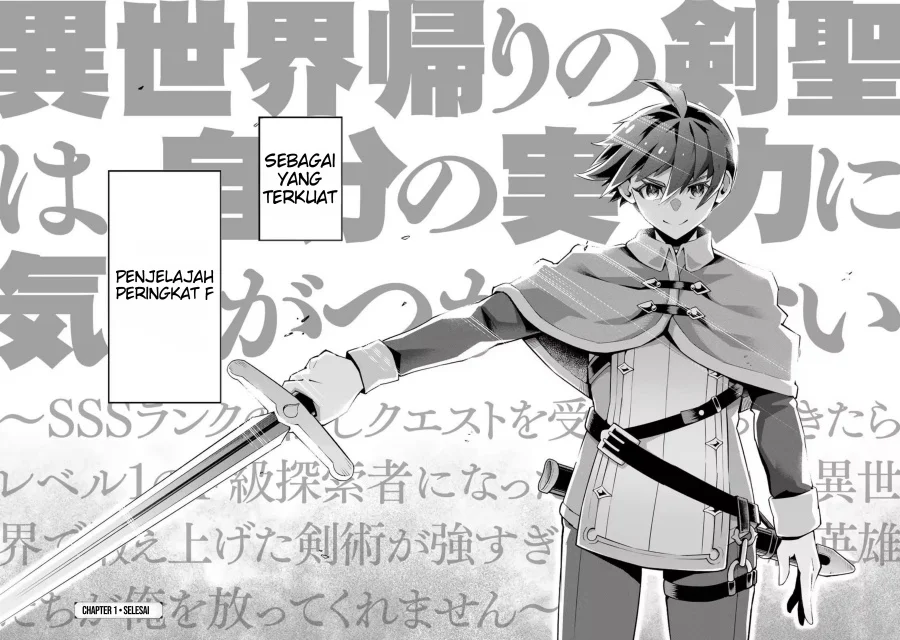 Isekai Kaeri No Kensei Wa, Jibun No Jitsuryoku Ni Kigatsukanai ~sss Rank No Kakushi Quest Wo Ukete Kaettekitara Level 1 No F Kyuu Tansakusha Ni Natta Kedo, Isekai De Kitaeta Kenjutsu Ga Tsuyosugite Oujo Ya S Kyuu Eiyuu Tachi Ga Ore Wo Hottate Kuremasen~ Chapter 1 Gambar 58