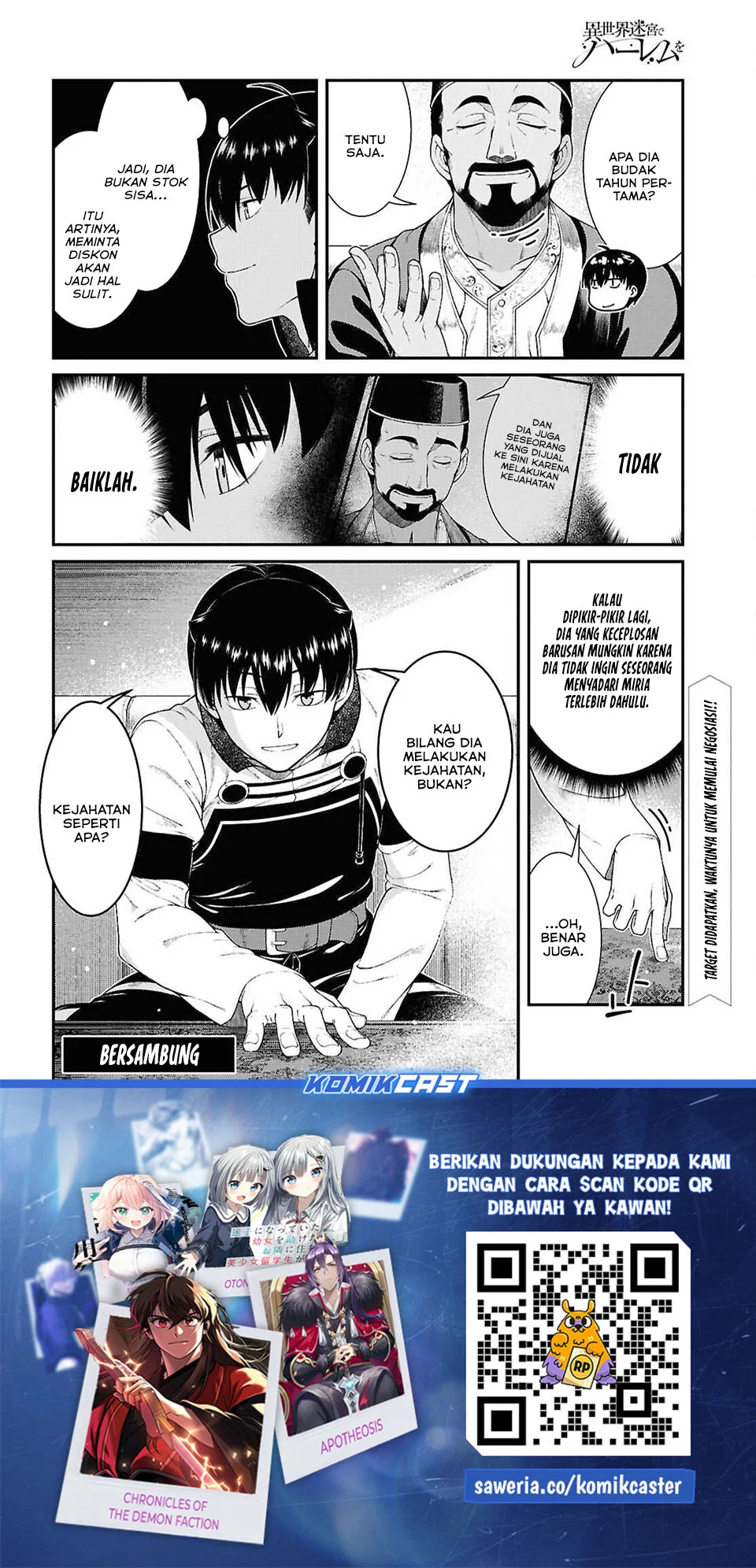 Isekai Meikyuu de Harem wo Chapter 102 Gambar 15