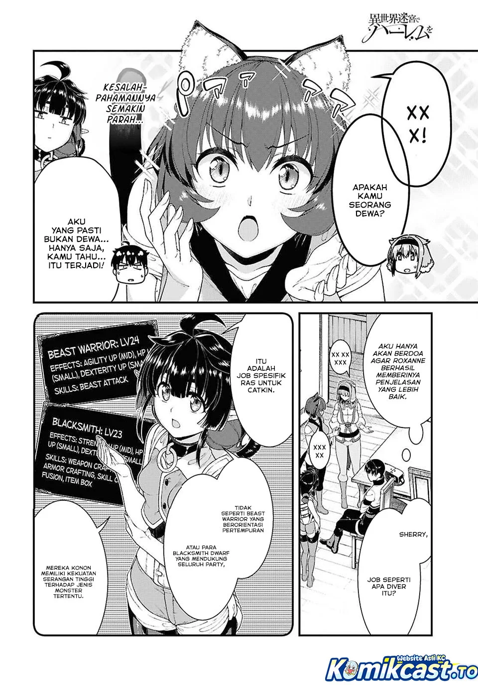 Isekai Meikyuu de Harem wo Chapter 104 Gambar 8