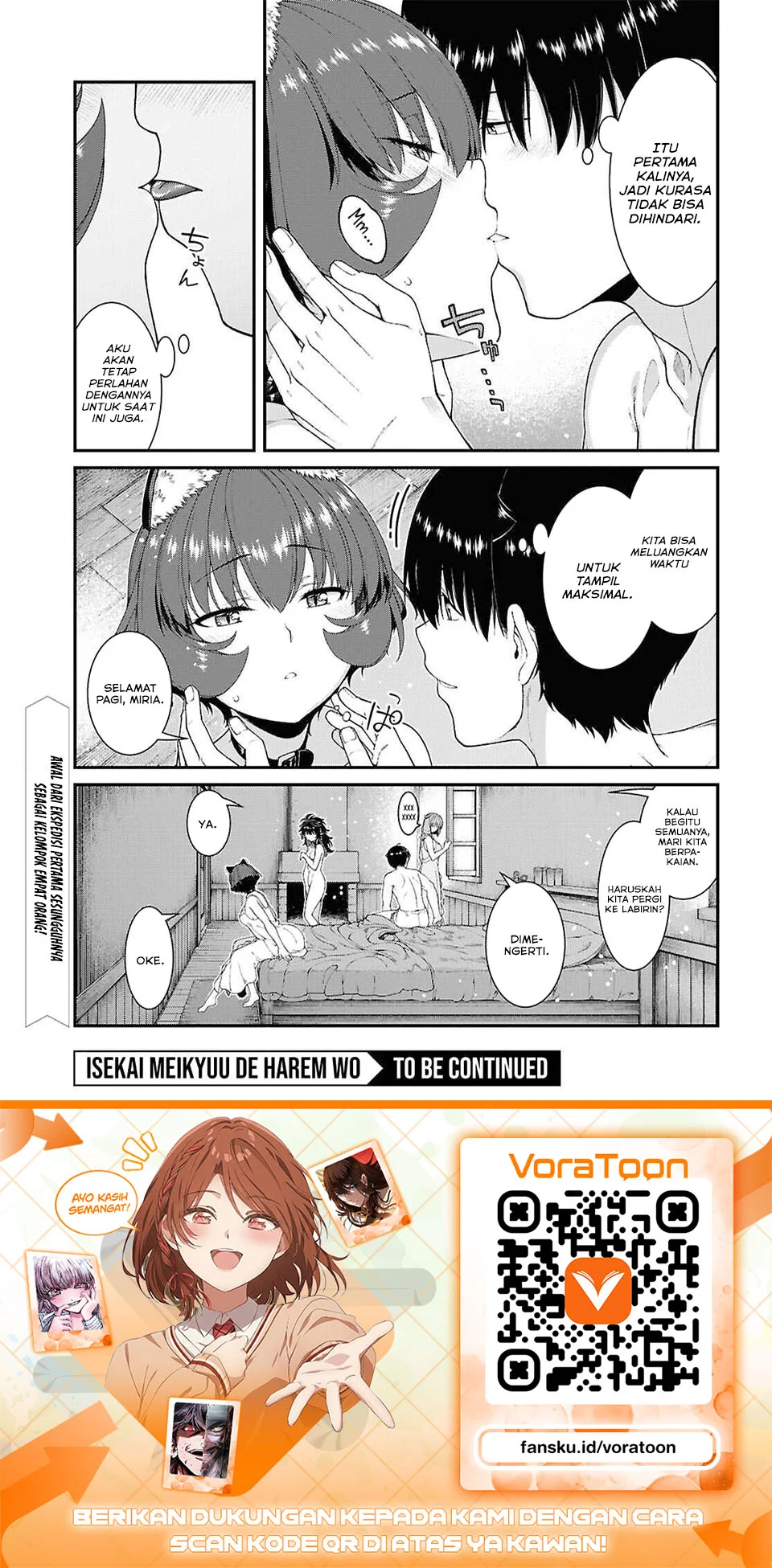 Isekai Meikyuu de Harem wo Chapter 110 Gambar 12