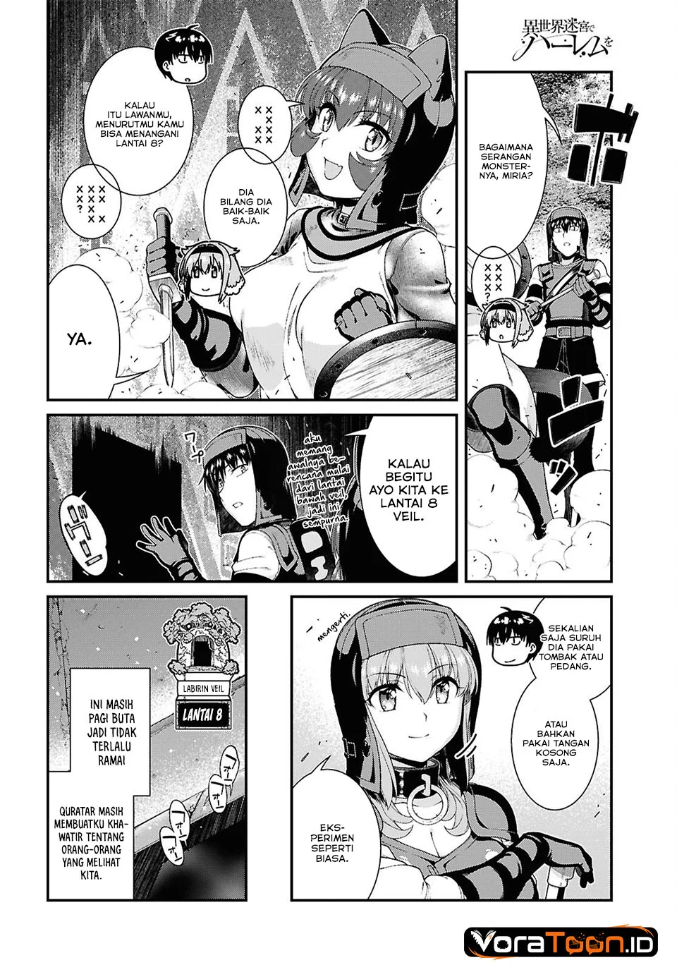 Isekai Meikyuu de Harem wo Chapter 111 Gambar 13