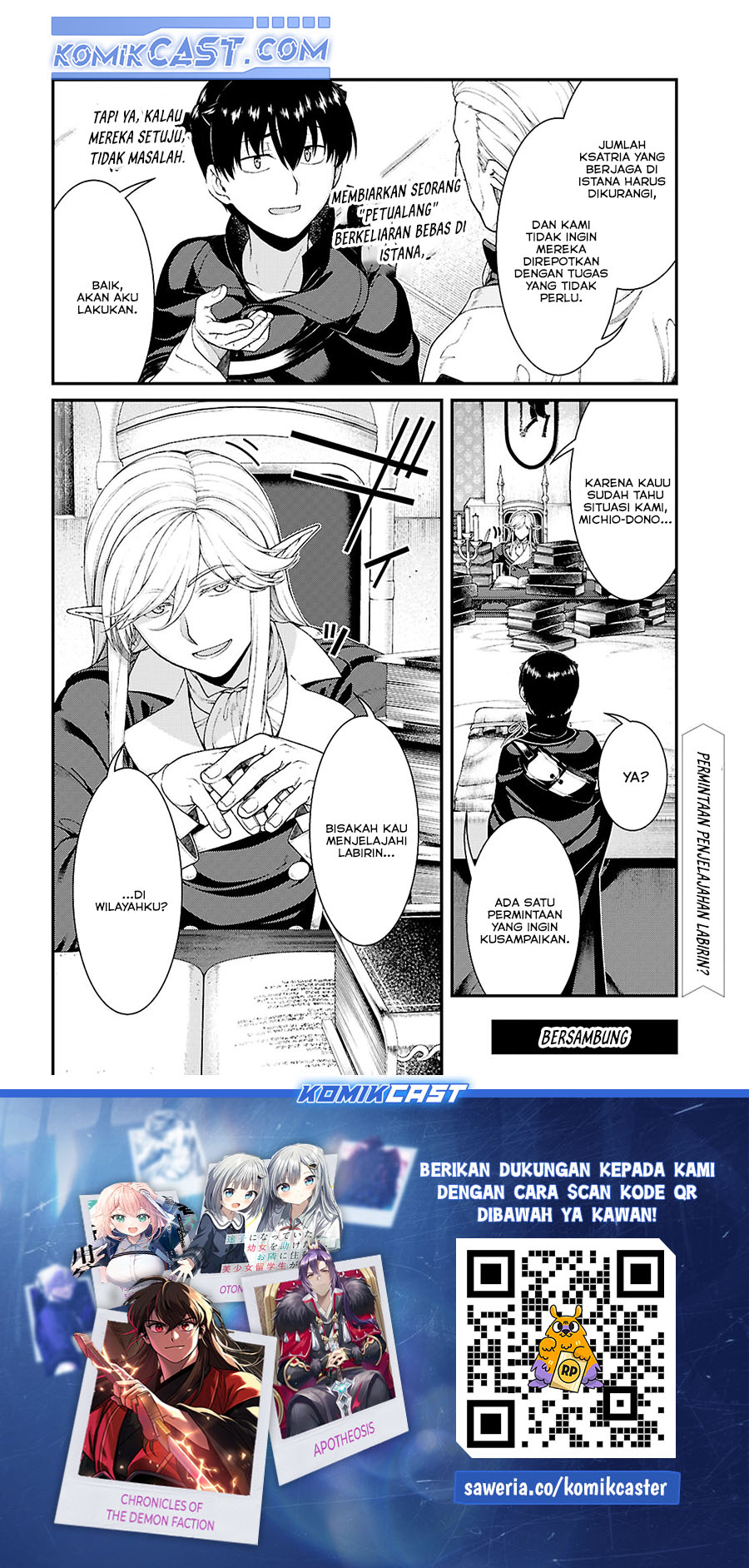 Isekai Meikyuu de Harem wo Chapter 87 Gambar 8