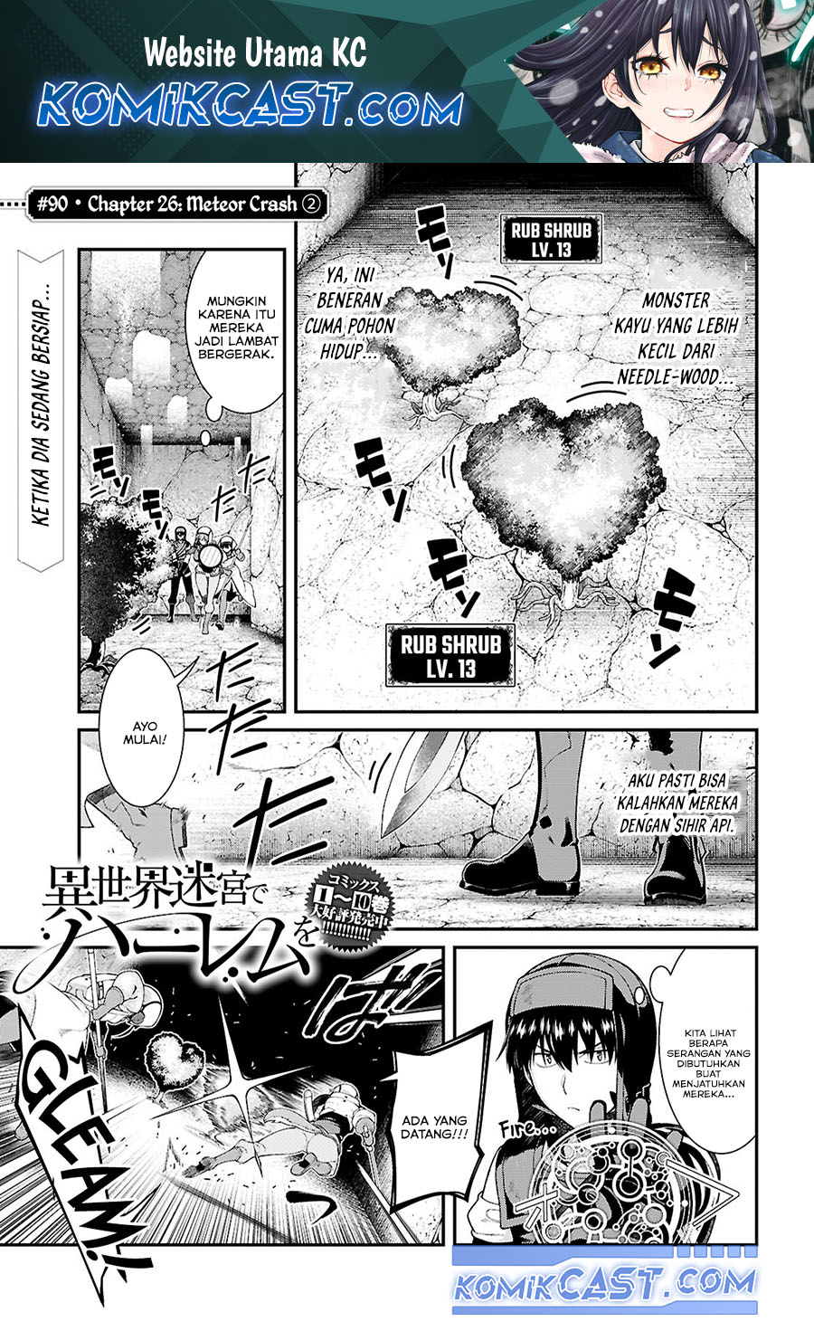 Baca Komik Isekai Meikyuu de Harem wo Chapter 90 Gambar 1