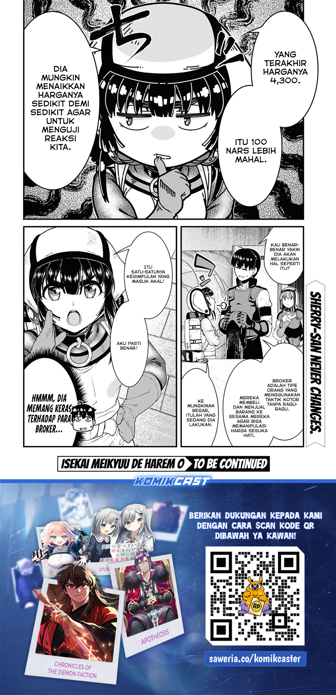 Isekai Meikyuu de Harem wo Chapter 93 Gambar 12