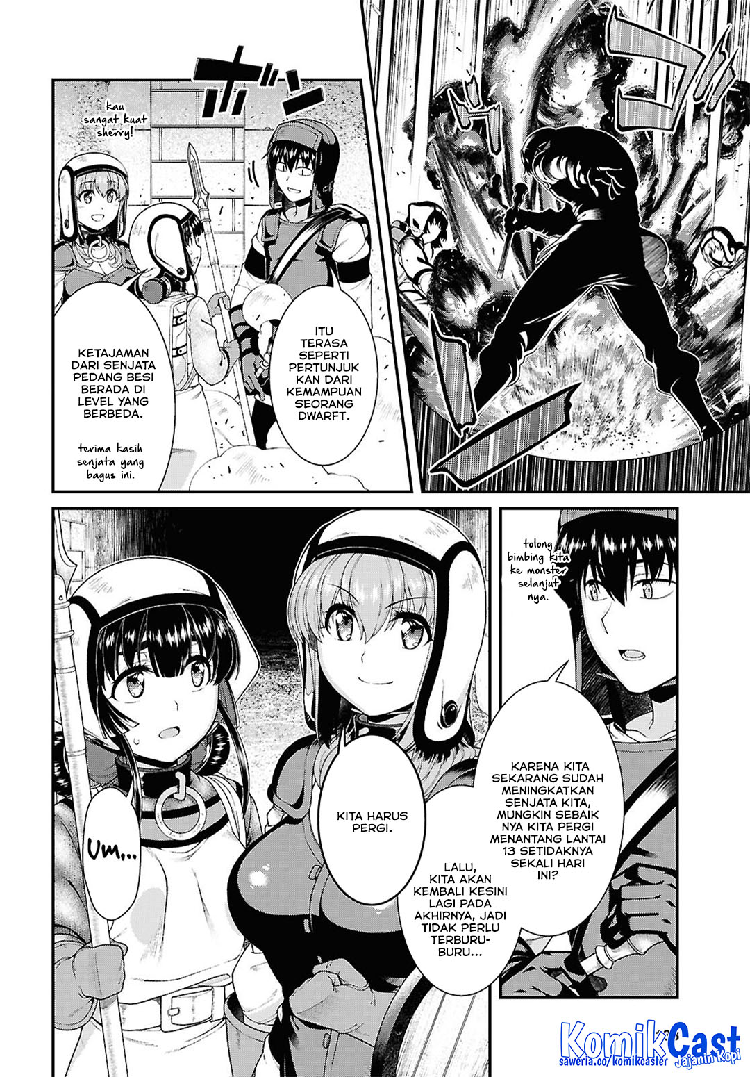 Isekai Meikyuu de Harem wo Chapter 93 Gambar 4