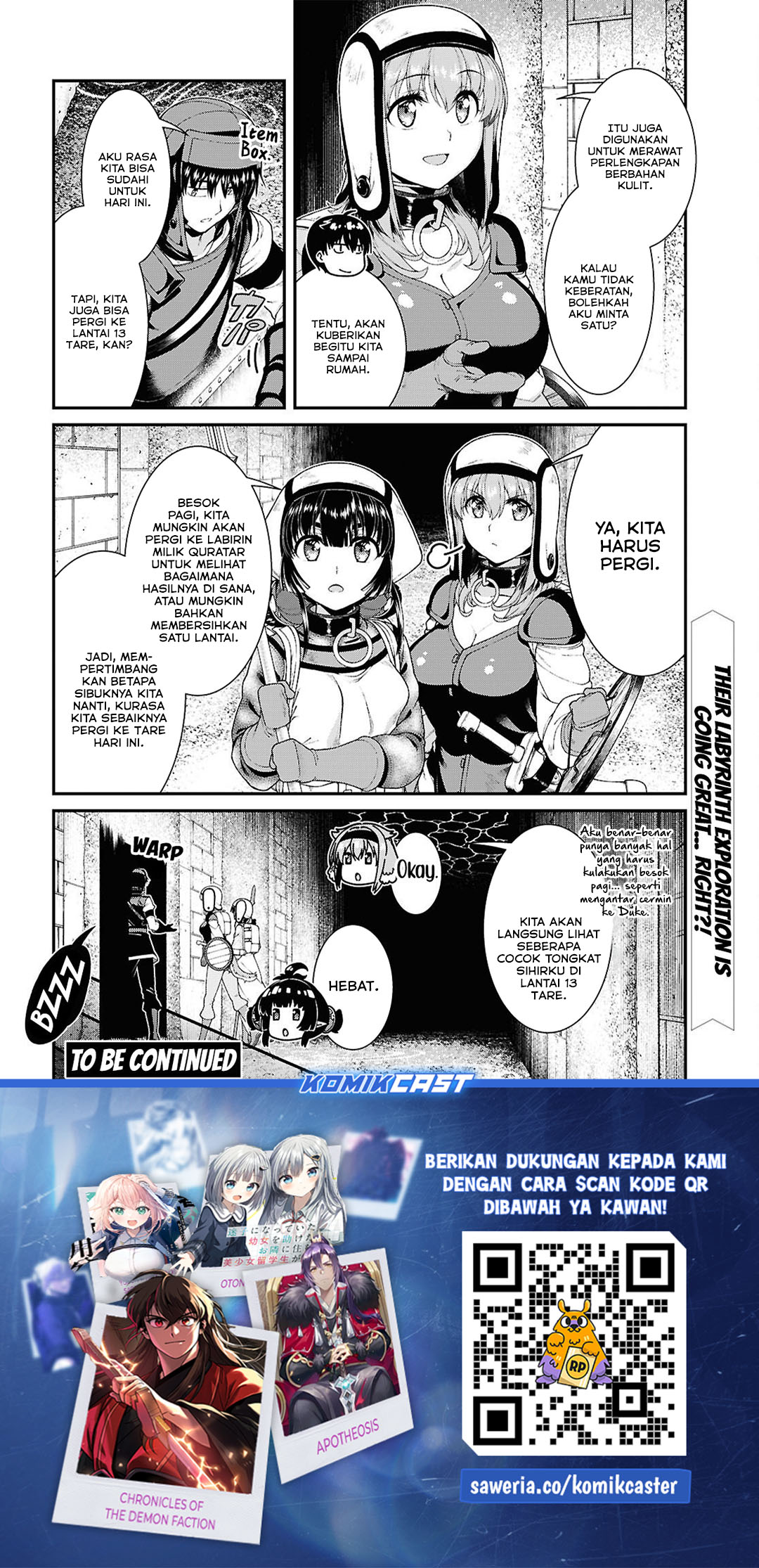 Isekai Meikyuu de Harem wo Chapter 94 Gambar 16
