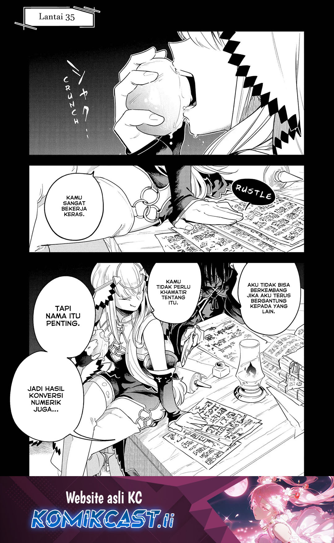 Baca Komik Isekai Meikyuu no Saishinbu o Mezasou Chapter 35 Gambar 1