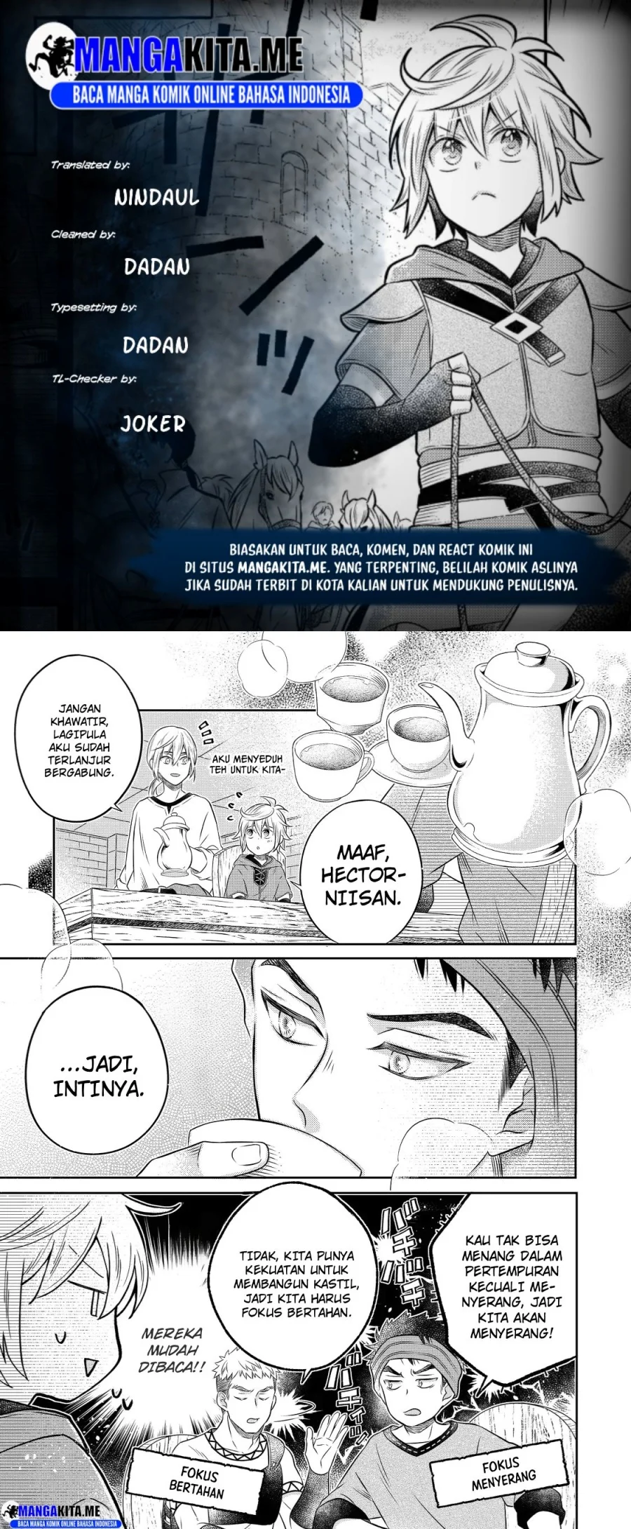 Komik Isekai no Binbou Nouka ni Tensei Shitanode, Renga o Tsukutte Shiro o Tateru Koto ni Shimashita Chapter 19.1 gambar 1