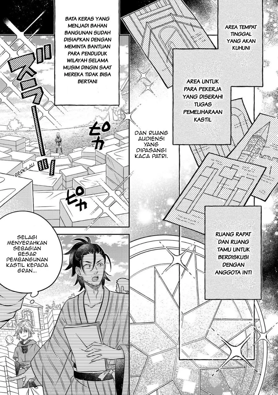 Isekai no Binbou Nouka ni Tensei Shitanode, Renga o Tsukutte Shiro o Tateru Koto ni Shimashita Chapter 21.2 Gambar 12