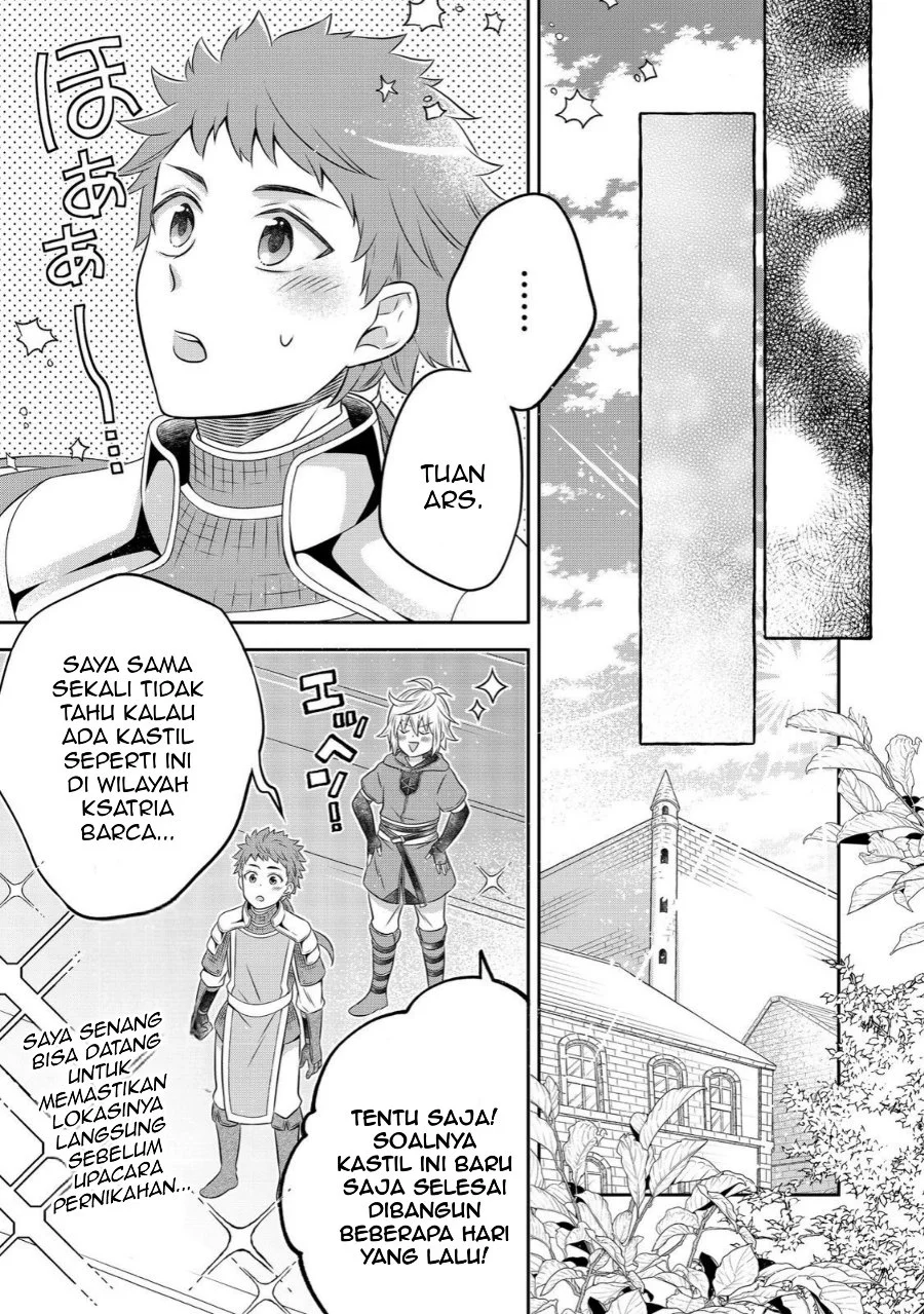 Isekai no Binbou Nouka ni Tensei Shitanode, Renga o Tsukutte Shiro o Tateru Koto ni Shimashita Chapter 21.2 Gambar 16