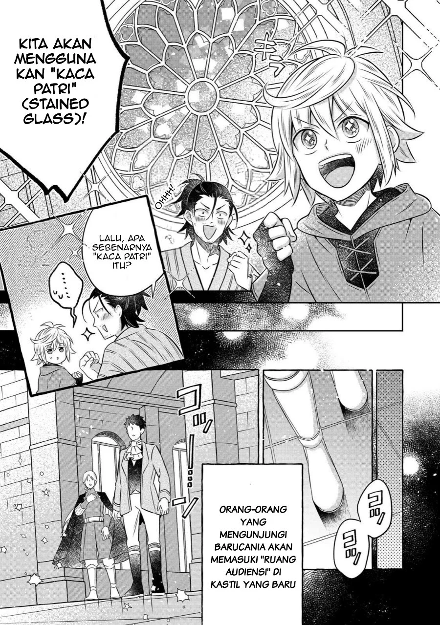 Isekai no Binbou Nouka ni Tensei Shitanode, Renga o Tsukutte Shiro o Tateru Koto ni Shimashita Chapter 21.2 halaman 9