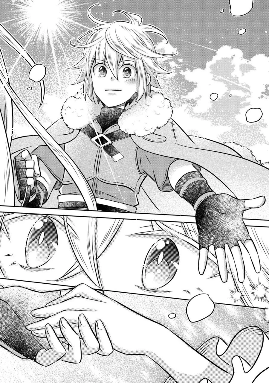 Isekai no Binbou Nouka ni Tensei Shitanode, Renga o Tsukutte Shiro o Tateru Koto ni Shimashita Chapter 22.2 halaman 9