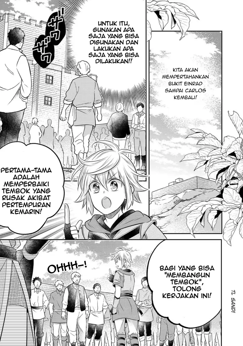 Isekai no Binbou Nouka ni Tensei Shitanode, Renga o Tsukutte Shiro o Tateru Koto ni Shimashita Chapter 27.1 halaman 2