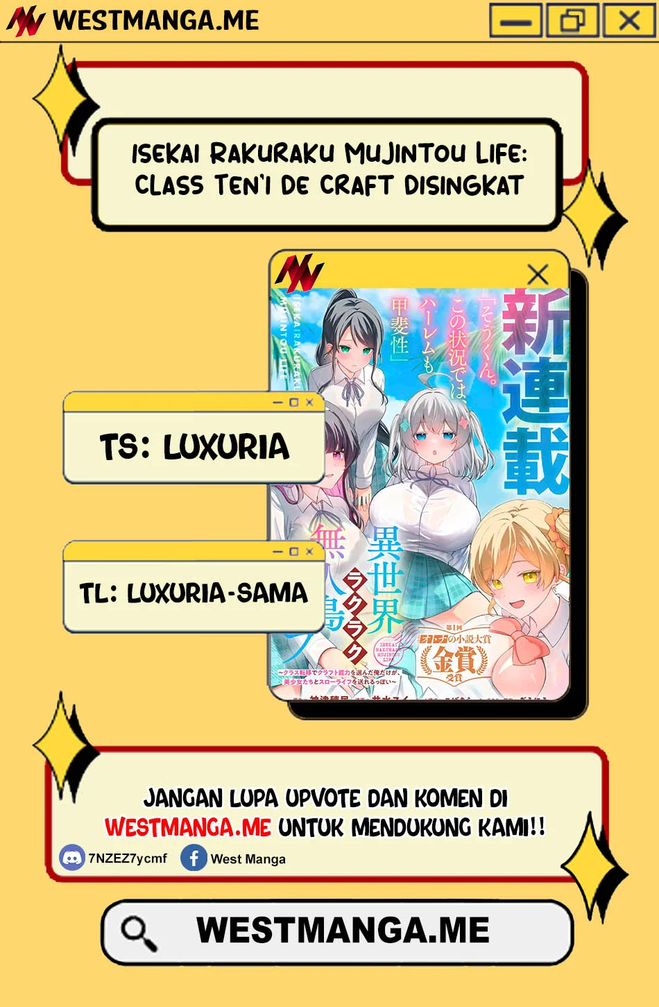 Komik Isekai Rakuraku Mujintou Life: Class Ten'i de Craft Ability o Eranda Ore Dake ga, Bishoujo Tachi to Slow Life o Okureru-ppoi Chapter 3 gambar nomor 1