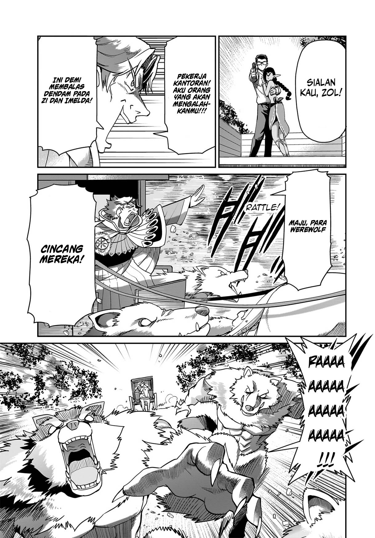 Isekai Shoukan Oji-san no Juumusou Life – Sabage Suki Salaryman wa Kaisha Owari ni Isekai e Chokki suru Chapter 32 Gambar 3