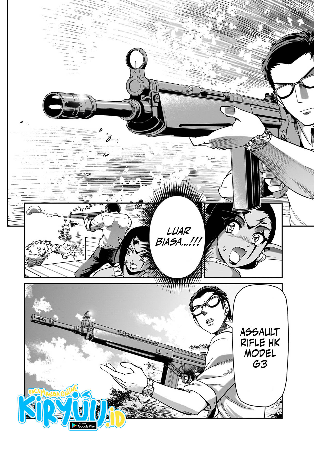 Isekai Shoukan Oji-san no Juumusou Life – Sabage Suki Salaryman wa Kaisha Owari ni Isekai e Chokki suru Chapter 32 Gambar 8