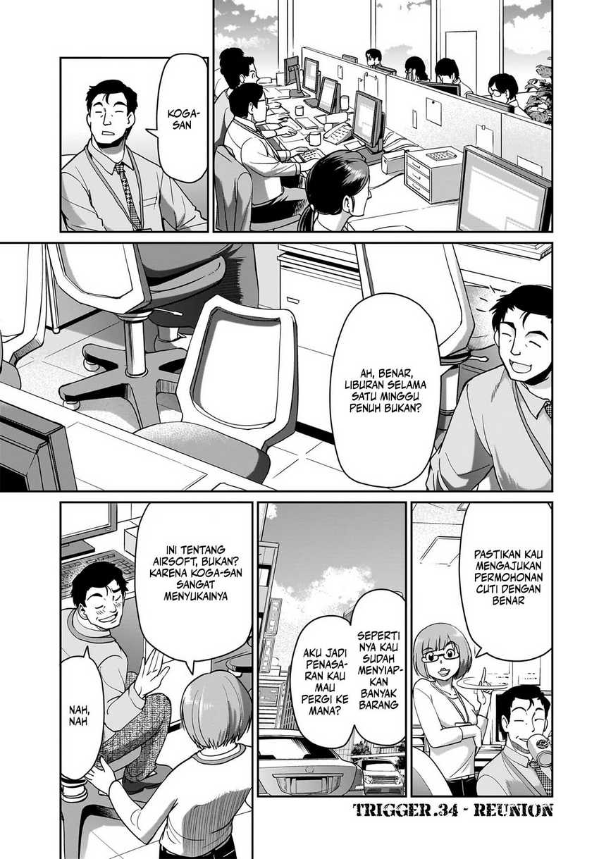 Baca Manga Isekai Shoukan Oji-san no Juumusou Life – Sabage Suki Salaryman wa Kaisha Owari ni Isekai e Chokki suru Chapter 34 Gambar 2