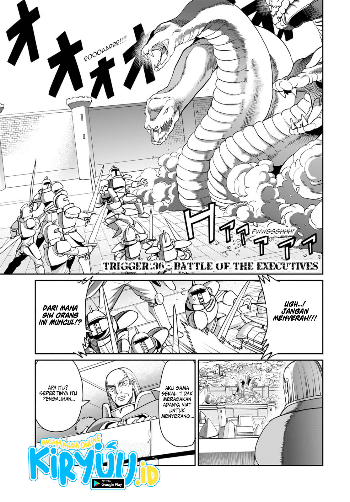 Baca Komik Isekai Shoukan Oji-san no Juumusou Life – Sabage Suki Salaryman wa Kaisha Owari ni Isekai e Chokki suru Chapter 36 Gambar 1