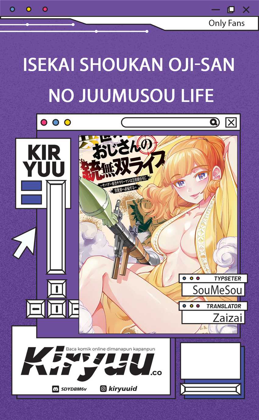 Baca Komik Isekai Shoukan Oji-san no Juumusou Life – Sabage Suki Salaryman wa Kaisha Owari ni Isekai e Chokki suru Chapter 43 Gambar 1