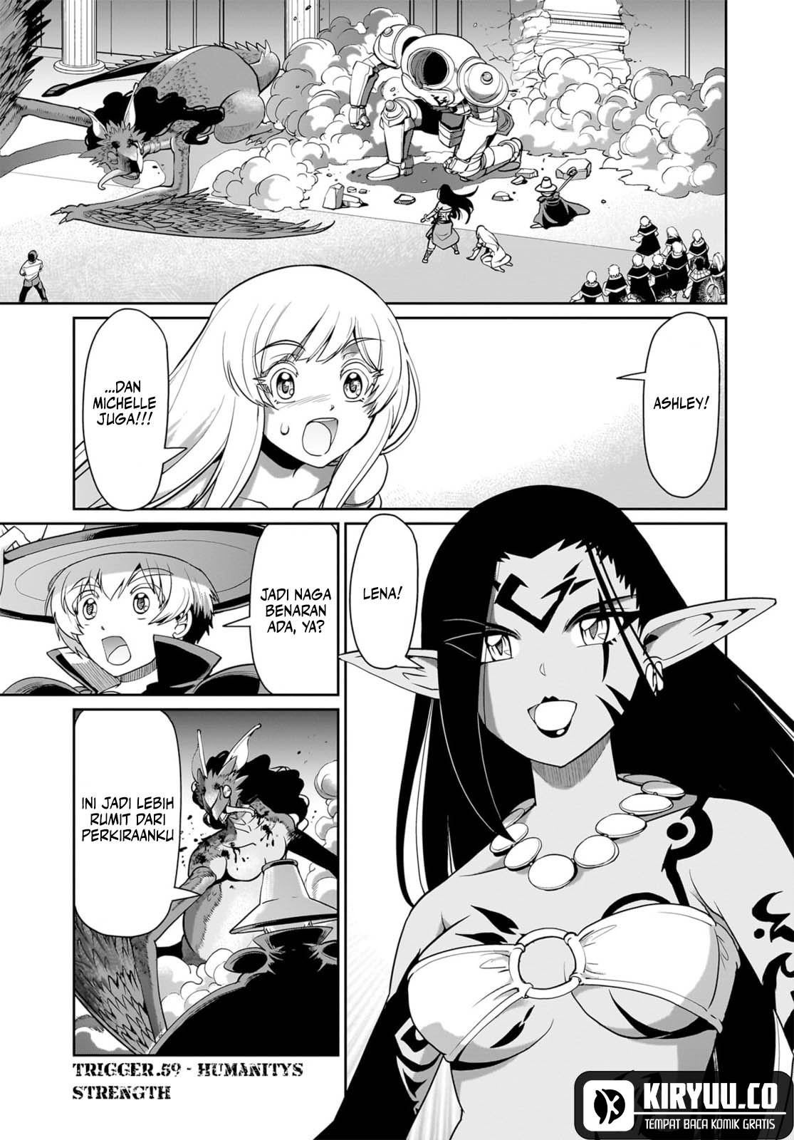 Komik Isekai Shoukan Oji-san no Juumusou Life – Sabage Suki Salaryman wa Kaisha Owari ni Isekai e Chokki suru Chapter 59 gambar nomor 1