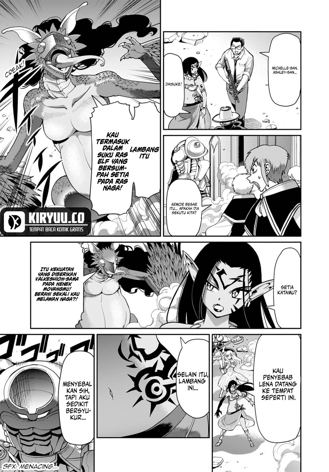 Isekai Shoukan Oji-san no Juumusou Life – Sabage Suki Salaryman wa Kaisha Owari ni Isekai e Chokki suru Chapter 59 Gambar 3