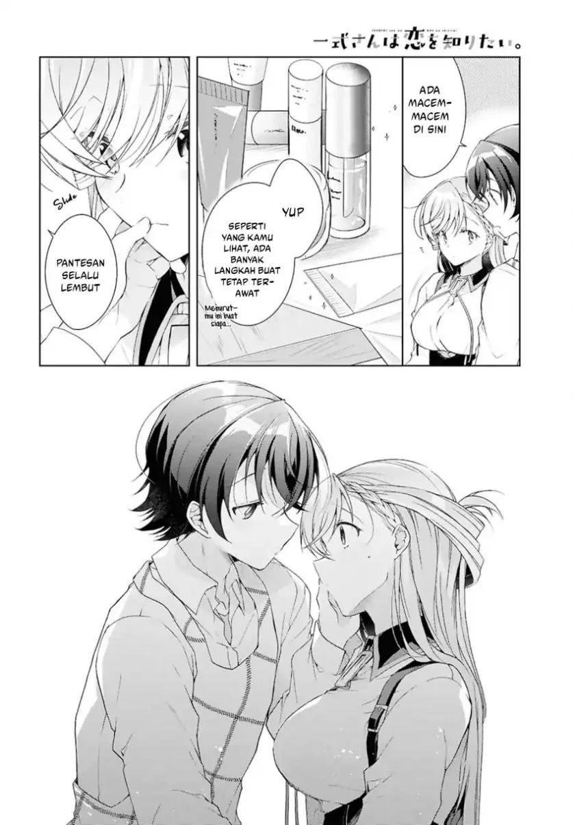 Isshiki-san wa Koi wo Shiritai Chapter 38.1 Gambar 9