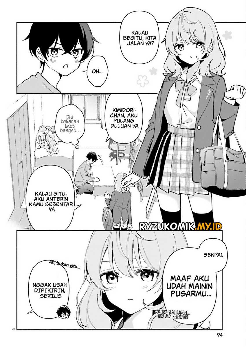 Baca Manga “Issho ni Netaindesu yo Ne, Senpai?” to Amaku Sasayakarete Kon’ya mo Nemurenai Chapter 2 Gambar 2